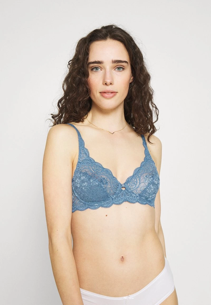 Triumph AMOURETTE Soutien Gorge à Armatures Blue Snow Femme