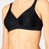 Triumph Femme MODERN SOFT & COTTON N Soutien Gorge Triangle Schwarz