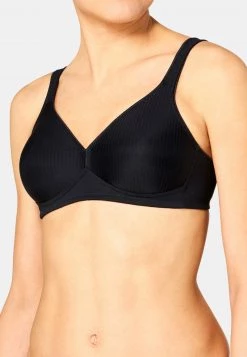 Triumph Femme MODERN SOFT & COTTON N Soutien Gorge Triangle Schwarz