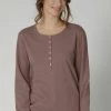 Triumph MATCH Haut De Pyjama Rose Brown Femme