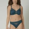 Triumph AZALEA FLORALE TAI Slip Smaragd Femme