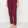 Triumph Femme MIX AND MATCH TAPERED TROUSER Bas De Pyjama Red/dark Combination