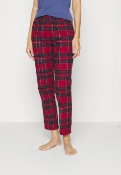 Triumph Femme MIX AND MATCH TAPERED TROUSER Bas De Pyjama Red/dark Combination