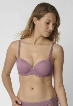 Triumph Femme AZALEA FLORALE WP Soutien Gorge à Armatures Bourgogne