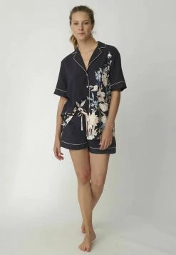 Triumph BOYFRIEND Haut De Pyjama Blue Combination Femme